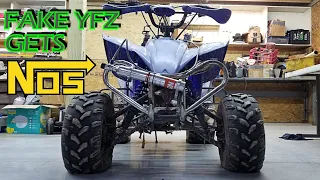 NITROUS SNIFFING Chinese Atv | WILL IT WORK?