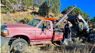 4-Runner Tumbles, First Rollover Recovery For Our Wrecker!!