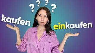 Частые ошибки в немецком: KAUFEN или EINKAUFEN? Разница между глаголами. Уровень А1-А2