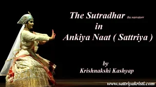 Krishnakshi Kashyap as the Sutradhar in Sattriya Dance Drama ( 2014)