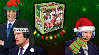 US Presidents Open Baseball Cards - 2023 Topps Holiday Mega Box