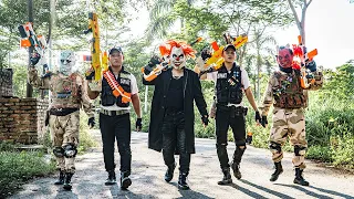 LTT Films : SQUAD Anti-Terrorist  S.E.A.L X Nerf Guns Fight Grakk Mask Bandits Money