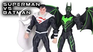 McFarlane Toys BATMAN BEYOND vs JUSTICE LORD SUPERMAN DC Multiverse 2pk Action Figure Review