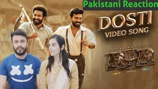Pakistani Couple Reacts to Dosti Full Video RRR Amit Trivedi, MM Kreem NTR, Ram Charan, Ajay Devgn