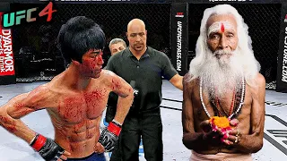 Indian Guru Man vs. Bruce Lee (EA sports UFC 4) - rematch