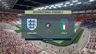 England VS Italy | UEFA Nations League | Wembley Stadium | Full Match Gameplay | FIFA 22 | PS4 | HD