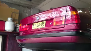 BMW E34 540i factory exhaust