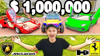 I Spent 1 MILLION DOLLARS on Cars!!