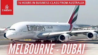 From Australia in Business Class | Melbourne to Dubai | Emirates Business Class | A380 | Trip Report