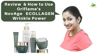 Oriflame NOVAGE Ecollagen Set Review; How to use Oriflame NOVAGE Ecollagen Set