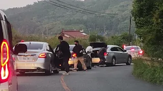 Japan Car chase, over 2 hours 50km chase by undercover police car, accident from slow driving