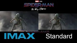 Spider-Man No Way Home Official Trailer - IMAX Vs. Standard