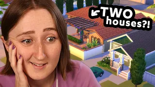 i built TWO sims houses on 1 lot