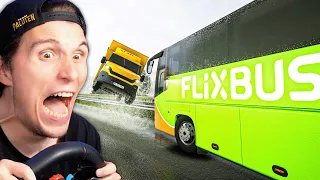 Längster Flixbus der WELT bei STARKREGEN  | Fernbus Simulator
