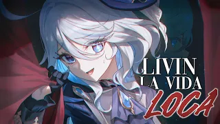 Nightcore | SPED UP ↬ Livin' La Vida Loca (Rock Version)