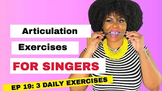 Articulation Exercise for Singers - Vocal warm up (2021)