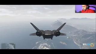 Stealing Terrorist qoinjet from Terrorist aircraft carrier(GTA V) gameplay (techno Gamers:2