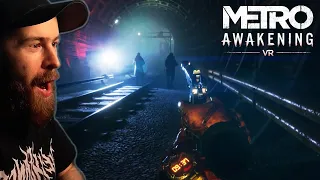 Metro Awakening - Reveal Trailer PSVR2 REACTION!