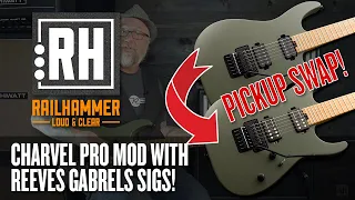 Pickup Swap | We Put Reeves Gabrels Railhammers into a Charvel!