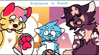 Everyone is dumb [Animation meme] some oc backstory