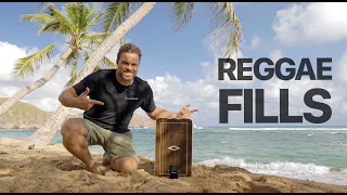 3 REGGAE FILLS YOU MUST KNOW 🇯🇲  Playing Cajon in a Paradise 🏝️