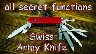 All the Secret Functions of the Victorinox Swiss Army Knife