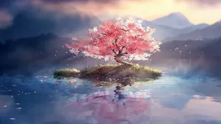Lone Cherry Blossom Live wallpaper 4k {1 Hours}