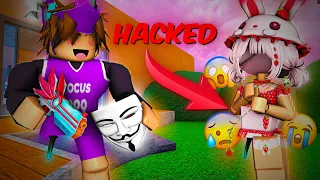 I HACKED My GIRLFRIENDS ACCOUNT In MM2.. 😂 (Murder Mystery 2)