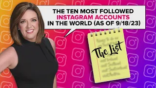 The LIst: Robin on the ten most followed Instagram accounts in the world