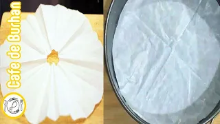 How to Set Butter Paper in Cake Pan || How to Line a Cake Pan