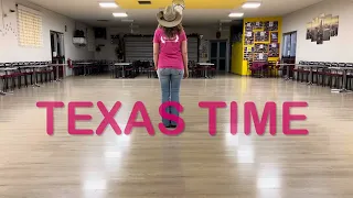 TEXAS TIME Line Dance - Teach and Dance