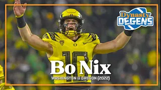 Oregon QB Bo Nix vs Washington 2022 - Dynasty Degens