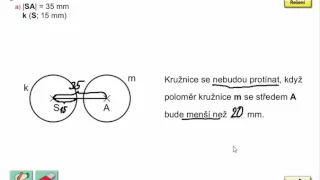 Vzájemná poloha kružnic, Geometrie pro 4.ročník, str. 17, cv. 1
