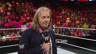 Bret Hart makes his return to Montreal with a HUGE ovation | RAW - Sep. 10, 2012.