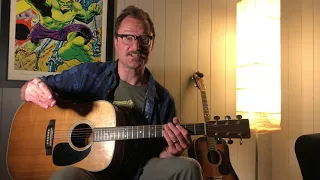 G Blues Shuffle acoustic guitar lesson