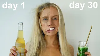 I Stopped drinking for 30 days *HOW MY BODY CHANGED*