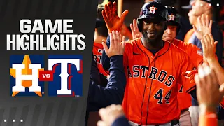 Astros vs. Rangers Game Highlights (4/8/24) | MLB Highlights