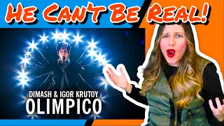 First reaction to Dimash Kudaibergen! He’s UNREAL!! Dimash & Igor Krutoy - Olimpico REACTION