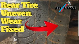 How To Fix 2007 VW Jetta Rear Tire Uneven Wear.