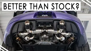 Porsche GT4 RS | Cat-Back Valvetronic Exhaust & Over Axle Link Pipes | Sound Comparison