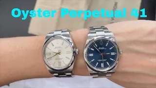 Best Entry Level Rolex. Oyster Perpetual 41 in Blue and Sunray