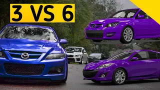 MazdaSPEED 3 VS MazdaSPEED 6 MPS