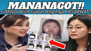 MANANAGOT!! SI MAYOR ALICE GUO at ang mga KASABWAT? SEN-LEGARDA, LATEST UPDATE