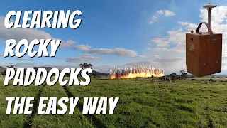 Using Explosives to clear a rocky paddock