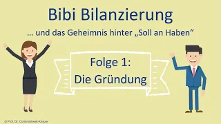 S1 | E1 | Die Gründung: Doppelte Buchführung, Buchungen, Soll an Haben, Bilanz, T-Konto, Inventar
