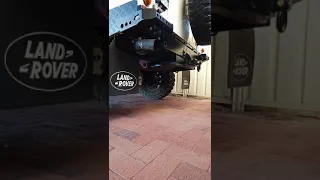 Land rover defender 300tdi straight pipe exhaust sound