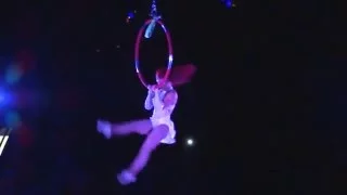 Garden Bros Circus - Aerial Hoop Female Acrobat