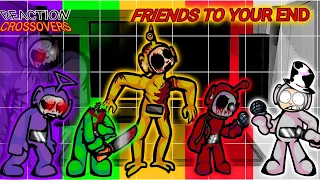 CROSSOVERS REAGINDO A FRIENDS TO YOUR END (SLENDYTUBBIES COVER)