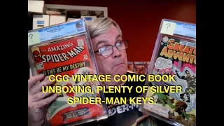 CGC Vintage Comic Book Unboxing. Plenty of Spider-Man Silver Age Keys.