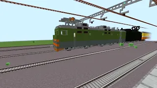 Жд станция в маинкрафте | Create mod train station